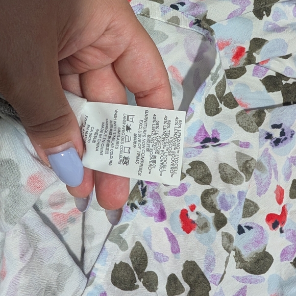 Frank & Oak Flutter Blouse With Floral Pattern - Picture 10 of 13